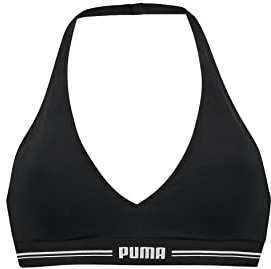 PUMA Damen Padded Top Sports Bra, Schwarz, XS EU
