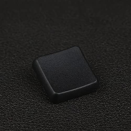 DucKey Low Profile Keycap, Black White Transparent PBT Blank Keycap For Kailh 1350 Chocolate Low Switch Mechanical Keyboard (Color : Black, Size : 30PCS)