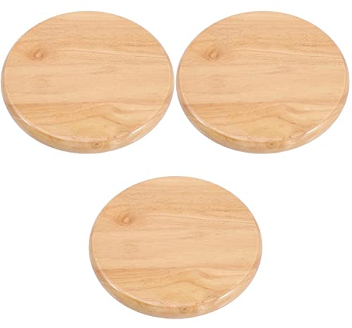 DOITOOL 3 Stücke Holz Barhocker Sitz Ersatz Runder Barhocker Sitz 12 Zoll Stuhl Sitz Ersatz Hocker Sitzfläche Für Barhocker