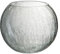 WINDLICHT Kugel CRAQUELE Glas HELL TRANSPARANT