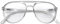 LONDON MOLE Brillen | Pilot Lesebrille | Pilotleser | Coole Leser | Stilvolle Lesebrille | Unisex | Federscharniere | Transparent | + 2,0 Vergrößerung