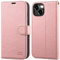 OCASE for iPhone 15 Plus Case, Premium PU Leather Wallet Case Flip Phone Cover with[RFID Blocking][Card Holder][Shockproof TPU][Stand Function] for the iPhone 15Plus 6.7 Inch 2023 5G,Pink