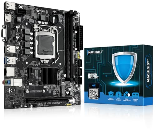 MACHINIST LGA 1151 Motherboard, H110 (Intel 6th/7th Gen) Gaming Desktop Motherboard (I-ITX, PCIe 2.0, DDR4, NVME/SATA M.2, SATA 6Gb/s) for Intel Core i3/i5/i7, Pentium, Celeron Series