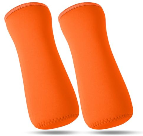 2pcs 22oz Sleeve for Cirkul Water Bottles, Water Bottle Sleeve for Cirkul Plastic & Stainless Steel Bottles Neoprene Insulated Covers for Cirkul Bottles, Retaining Temperature (Orange)