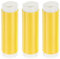 sourcing map 3 Pcs Silicone Pan Handle Sleeve, Heat Resistant Potholder Pot Holders Cover Sleeve for Frying Pan Handle Spatulas, Yellow (S)