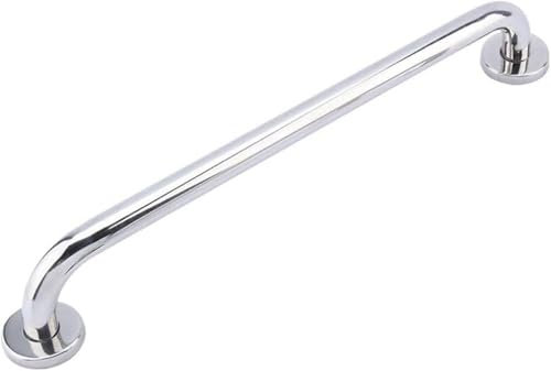 FDSAGHJ Poignée de Douche Barre D'équilibre de Salle de Bain Main Courante de Baignoire, Poignée en Acier Inoxydable Brossé, Aide à la Douche et Poignée de Support de Sécurité(120cm)
