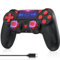 Bonacell Wireless Controller für Ps-4 Dual Vibration Kabellose Gamepad mit Turbo und 3.5mm Audio Jack/LED/Touch Pad für P-s4/Pro/Slim/Pc