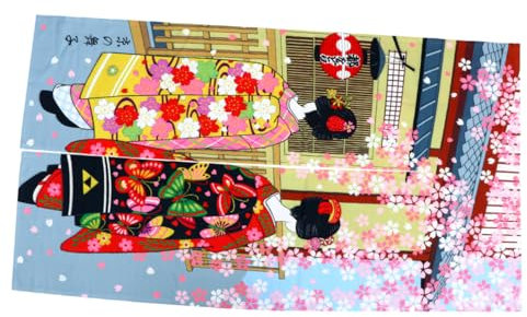 HAWILLOSCH Divisoria Per Porta 1 Pezzo in Poliestere Decorativa Per La Casa Con Stampa A Colori Vivaci Per La Privacy E Lo Stile.