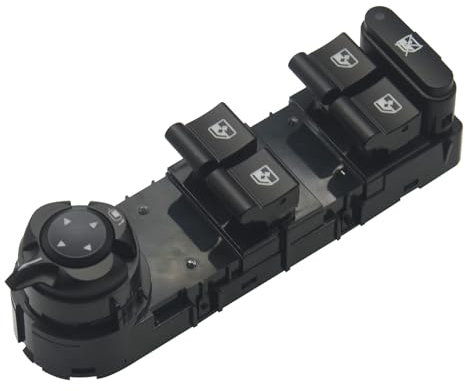 Arotzelox Interruptor elevalunas, Pulsador Interruptor de Puerta para R-m-o Giulietta 940 2010-2019 156106392, Interruptor de Control Elevalunas Eléctricos, Ventana con Función Plegable