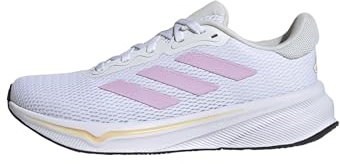 adidas Damen Response Runner Shoes Laufschuhe, Cloud White/Bliss Lilac/Orange Tint, 42 2/3 EU