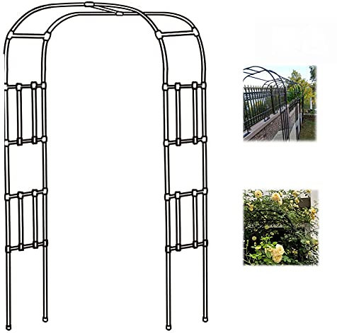 Rosenlaubengarten Garten-Hochzeitsbogen, strapazierfähiger Laubengang, Metall-Hochzeitshintergrund-Ausstellungsständer, Torbogen zum Klettern von Pflanzen, Pergola für den Innen- und Außenbe