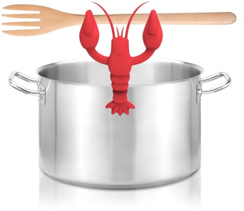 The Cooking Spoon Holder Lobster Red the Cooking Spoon Holder Lobster Reusable Lobster Cooking Spoon Holder Silicone Cooking Spoon Holder Cooking Spoon Silicone Shelf for Stove BPA Free