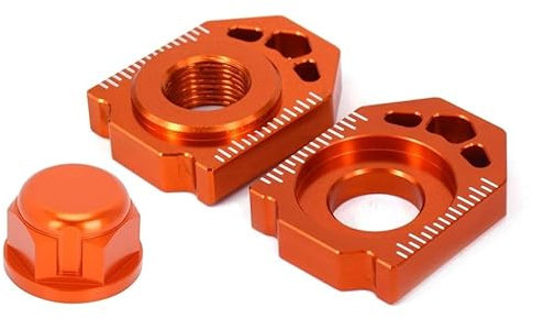 Moto CNC Posteriore Catena Asse Blocchi Ruota di Bloccaggio Mandrino Spille Dado for KTM SX SXF EXC EXCF XC XCF XCW XCFW 125 150 250 350 450 500