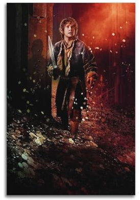 CCXUSENX The Hobbit The Desolation of Smaug Filmposter Poster Leinwanddruck Moderne Wandkunst Schlafzimmer Wandkunst Poster 30x45cm