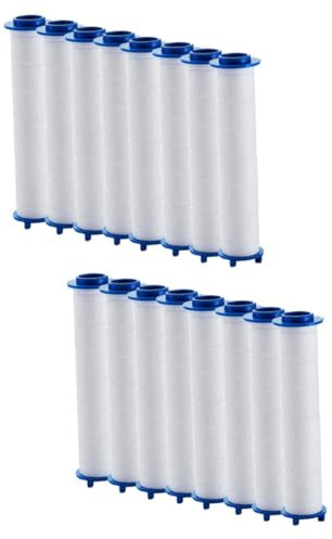 Warmhm 16pezzi Filtri per Doccia Anticalcare Pp Sostituzione Facile per Soffioni La per Domestici