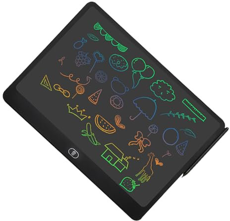 16 I Electronic LCD Writing Board Buntes Zeichnung Doodle Board Tablet für Outdoor Travel Hellblau LCD Schreiben von Padlcd Schreiben von BoardlCD -Schreiben von Tabletelektronik LCD Schreiben (BLACK)