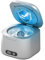 Charmofun Nettoyeur Ultrasons, 49000Hz 340ML Nettoyeur Ultrason Bijoux Portable avec Lampe UV, 24W Ultrasonic Cleaner avec 4 Réglages de Temps pour Dentier Bijoux Gouttière Dentaire Retainer