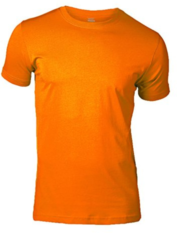 Mascot 51579-965-98-L Calais T-Shirt, Light Orange, Size Large