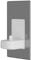 Wall Mounted Electric Toothbrush Charger, Polished Steel Finish, Replaces Shaver Socket