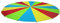 T TOOYFUL 2 / 3M Spielen Im Freien Regenbogen Fallschirm Gruppenaktivitätsspiele, 2M