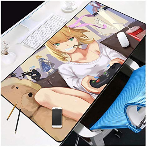 IGIRC Tapis De Souris Destiny Night 800X300Mm, Tapis De Souris De Jeu Rapide, Large XXL Grand Tapis De Souris avec Base Épaisse De 2Mm, pour Ordinateurs Portables, Pc, P