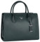 David Jones - Damen Große Handtasche Henkeltasche - Tote Shopper PU Leder - Schultertasche Viele Fächer Multi Pocket - Zip Umhängetasche - Frau Elegante City Tasche - Mode Arbeit Büro - Grün