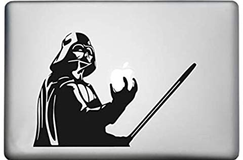 Skyline Designs Starwars Darth Vader Laptop-Aufkleber, Schwarz, 10,5 x 7,5