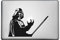 Skyline Designs Starwars Darth Vader Laptop-Aufkleber, Schwarz, 10,5 x 7,5