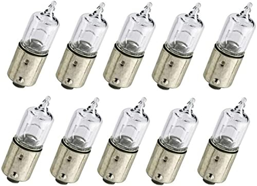 10x Jurmann H6W 12V BAX9s Original Long Life Hecklicht Rückfahrlicht Parklicht Standlicht Halogen Ersatz Birne E-geprüft