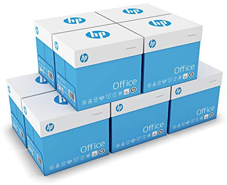 HP Office Multifunktionspapier 80 g/m², A4, Weiß, 10 Stück, 50 Packungen à 500 Blatt, 25.000 Blatt