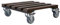 Werknorm Saar Outdoor-Pflanzenroller Pflanzroller Blumenroller Transportroller Designroller Möbelroller Roller Holzroller Thermo-Esche Florenz 40.1TE