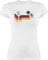 Shirt Damen - Fußball EM WM - Deutschland Germany Adler Schwarz Rot Gold - XL - Weiß - deutschlandtrikot fußballtrikot Europameisterschaft German Tshirt Deutschland-t-Shirt wm-Shirts Fussball