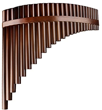 ZUOMU 25 Pipes C Key Pan Flute Pan Pipes Woodwind Instrument Bamboo Pan Flute Pan Flute (Color : Right-hand)