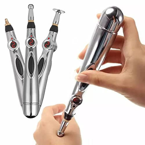 SANDALFON Pointer fisioterapia lapiz electrónico acupuntura, masajeador terapeutico, terapia láser, rehabilitación meridiano, alivio del dolor, pluma de acupuntura, herramienta para acupuntura