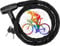 Candado de Cadena, Cadena antirrobo, Candado de Bicicleta con Llave, candado de Seguridad para Bicicleta para Bicicleta,Antirrobo Bloqueo de Bicicleta para Bicicleta de montaña (4mm black)