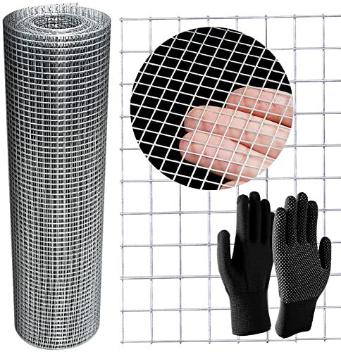 OUKMAO Grillage métallique galvanisé pour rongeurs 400 mm x 6 m