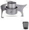 Hornillo de Alcohol de Titanio, extensible hasta 14 cm, ultraligero, para camping 113 gr