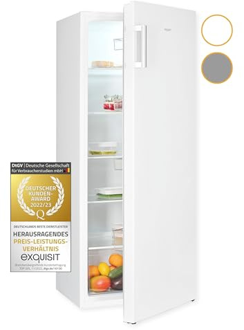 Exquisit KS320-V-H-010E Vollraumkühlschrank Weiss - Kühlschrank 242 L