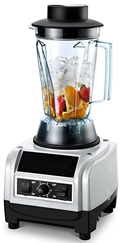 Tritaghiaccio professionale da banco, frullatore for frullati for uso alimentare da 1,85 litri, trita frullato ad alta velocità da 1250 Watt for frullati e frullati