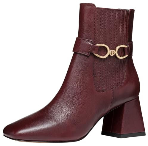 Geox D Coronilla D, Stivale alla Caviglia Donna, Vino, 40 EU