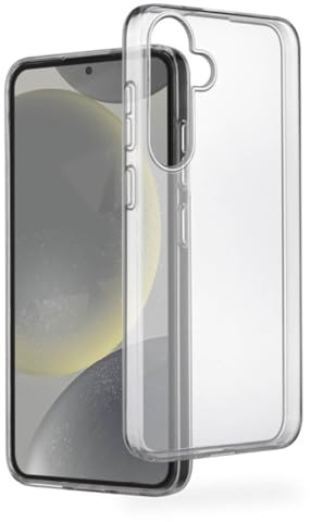 Hama Hülle für Galaxy S24+ (Handyhülle, Schutzhülle für Rückseite, Case, Kratzfest, extra Schutz für Kamera und Display, Wireless Charging kompatibel, transparent, Slim, Hülle dünn) durchsichtig