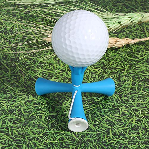Verstellbare -Tees, Verstellbare -Tees, Höhenverstellbare 50-mm-Stativ-Tees aus Kunststoff, Trainings-Tees für Golfer, Anfänger, Club, Outdoor-Spaß-Tees