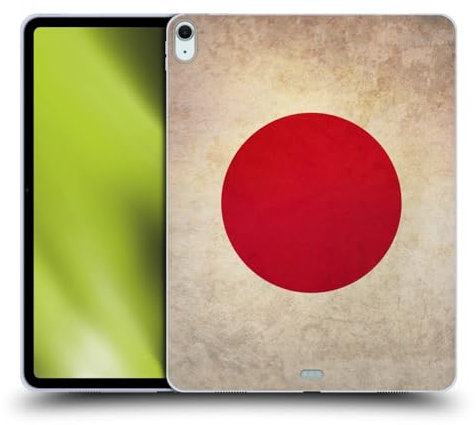 Head Case Designs Japan Japanese Nisshoki Vintage Fahnen Soft Gel Handyhülle Hülle kompatibel mit Apple iPad Air 13 2024