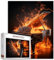 Flaming Instruments Jigsaw Puzzles for Adults 1000 Pieces,Musical Piano Art Jigsaw Puzzle Colorful DIY Sounds of Music Puzzles for Home Decoration Gifts, Family Puzzle Perfect for Game Nights