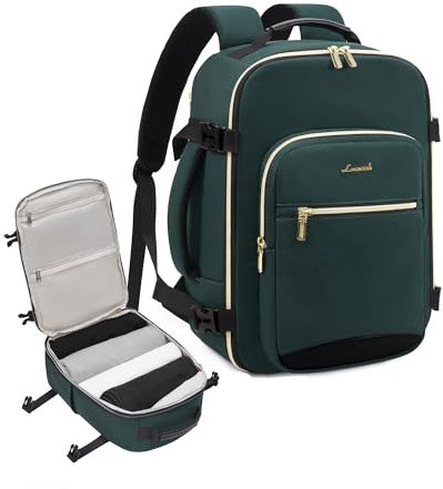 LOVEVOOK Handgepäck 40x20x25 für Ryanair, Kleiner Handgepäck Rucksack Tasche Reiserucksack Flugzeug, Hand Luggage Travel Backpack Damen Herren für 13,3 Zoll Laptop, Cabin Bag Eurowings 40x30x25