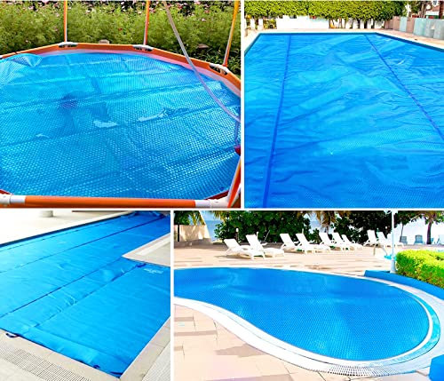 Bâche solaire pour piscine hors sol 3 x 5 m Couverture chauffante pour piscines rondes/rectangulaires/carrées
