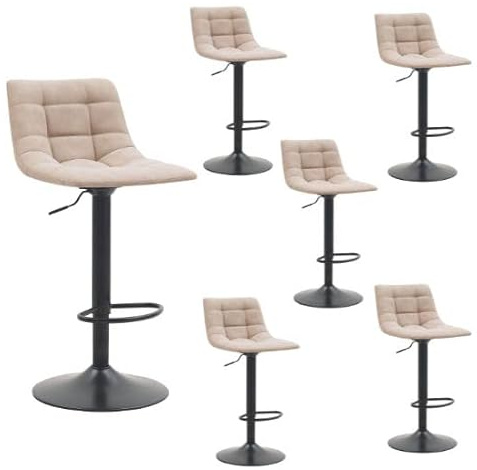San Marco Designer hohe Hocker beige (6)
