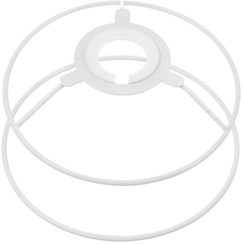 DECHOUS Runder Lampenschirmrahmen Aus DIY Lampenschirm Gestell Für Tischlampe Pendelleuchte Und Stehlampe Durchmesser Robustes Zubehör Für Kreative Lampenprojekte