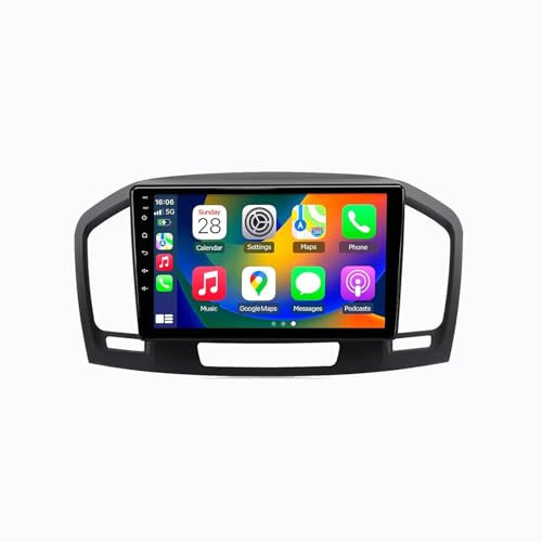 Android 13 2 DIN Pantalla Táctil Radio 9 Coche Pantalla para Buick Regal Opel Insignia 2009-2013 con Enlace Espejo/Navegación GPS/Radio FM/BT/Mandos Volante/Reproductor Multimedia(2+32G)