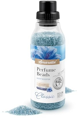 AMARELLA Duftperlen Waschmaschine Classic 370 g (24 Dosierungen), mikroplastikfrei, vollständig löslich, Wäscheduft Booster, für alle Textilien & HE-Maschinen, direkt in die Trommel